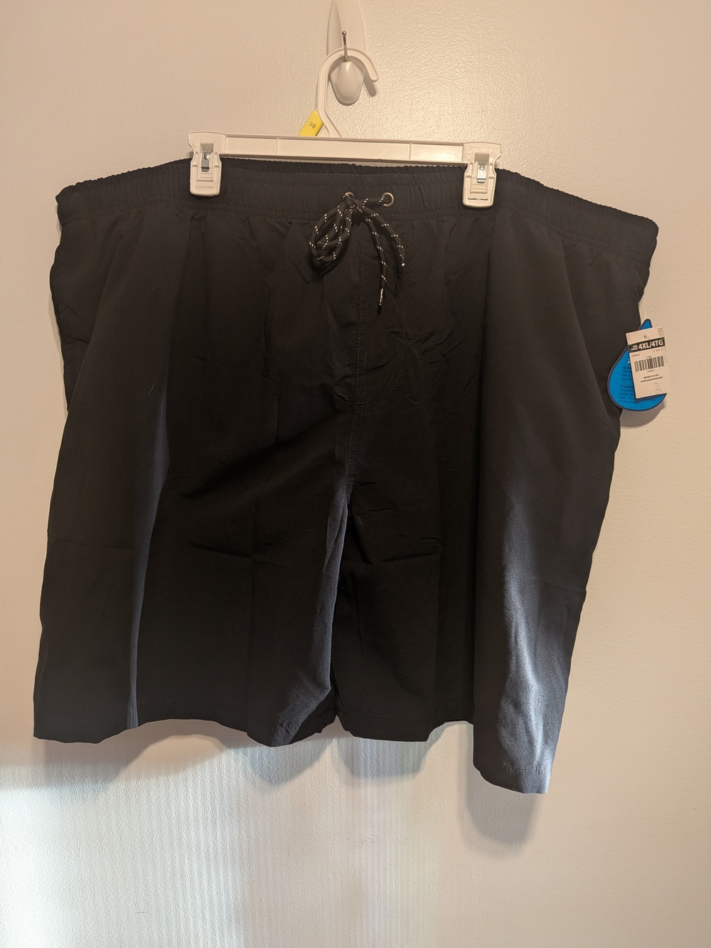 Navy blue Black Swim Shorts with Drawstring